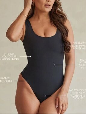Pinsy Scoop Tank Long Bodysuit